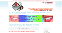 Desktop Screenshot of dentistatrajkot.com