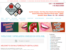 Tablet Screenshot of dentistatrajkot.com